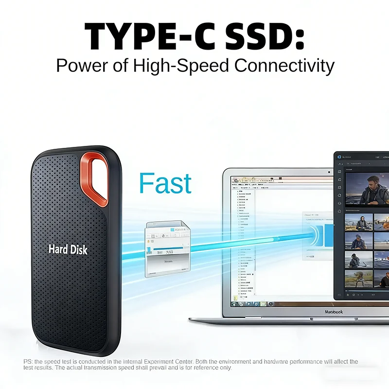 1TB High-quali External Hard Drive Portable Hard Disk 2TB Original SSD USB3.1 Solid Disk 128TB Storage Device for Windows/Mac - Image 2