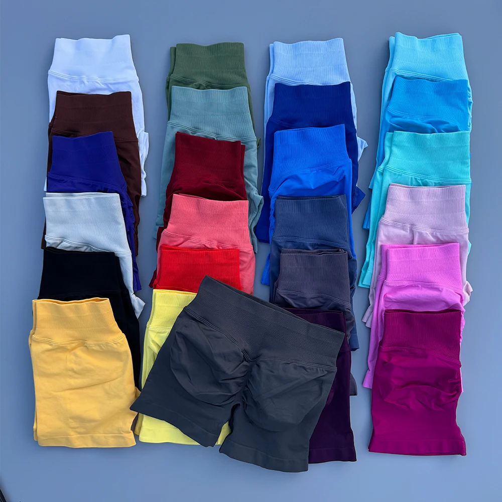 Summer Yoga Shorts Women Fitness Shorts Breathable Sports High Waist Running Shorts Cycling Shorts Workout Gym Sports Shorts - Image 3